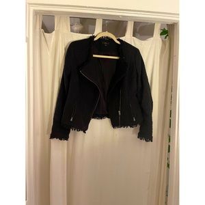 J. Crew black tweed jacket